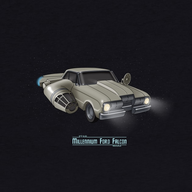 Millennium Ford Falcon by DShirts